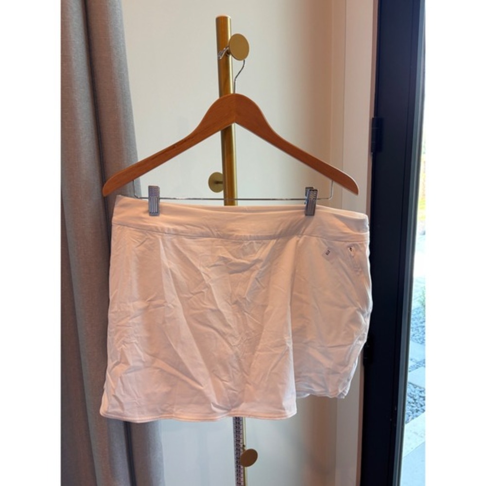 Outdoor Voices The Exercise 3 Skirt White XL Athletic Tennis Golf Workout